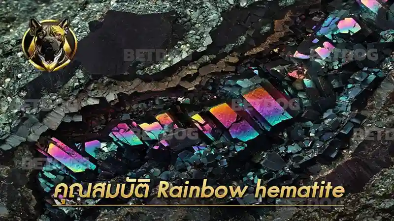 คุณสมบัติ Rainbow hematite