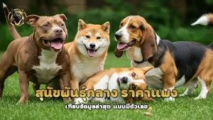 สุนัขพันธุ์กลาง ราคาแพง