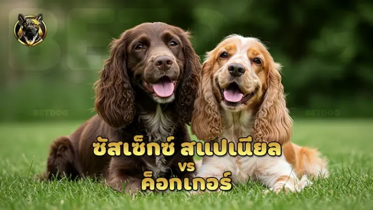 ซัสเซ็กซ์ สแปเนียล vs ค็อกเกอร์