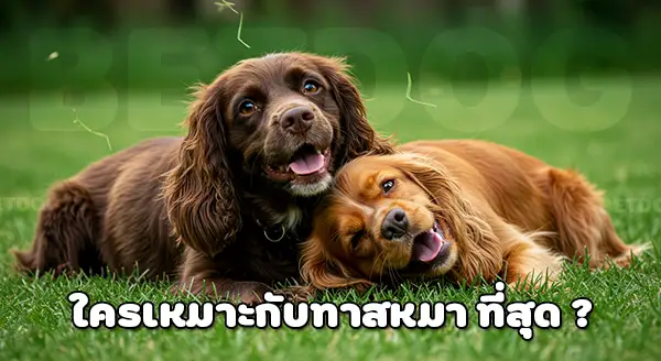 ซัสเซ็กซ์ สแปเนียล vs ค็อกเกอร์