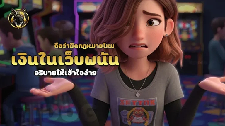 เงินในเว็บพนัน ถือว่าผิดกฎหมายไหม