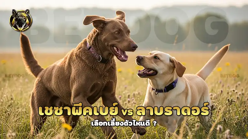 เชซาพีคเบย์ vs ลาบราดอร์ เลือกเลี้ยงตัวไหนดี ?
