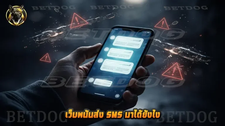 เว็บพนันส่ง SMS มาได้ยังไง