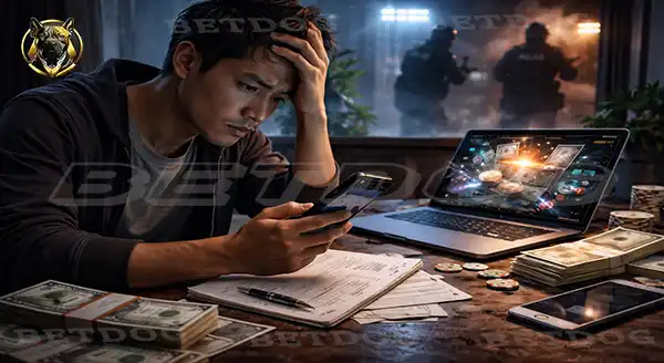 เว็บพนันโดนจับ แต่เงินยังไม่ถอน ทำยังไง