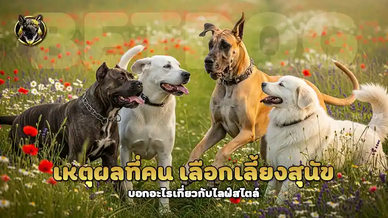 เหตุผลที่คน เลือกเลี้ยงสุนัข