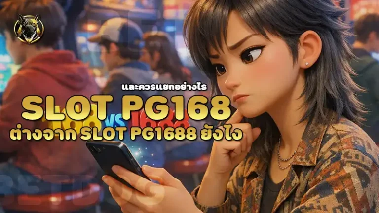 slot pg168 ต่างจาก slot pg1688 ยังไง