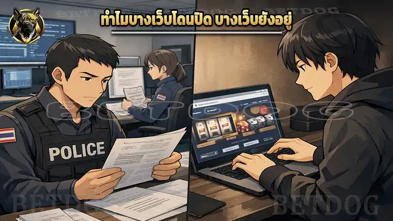 ทำไมบางเว็บโดนปิด บางเว็บยังอยู่