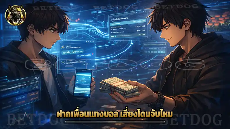 ฝากเพื่อนแทงบอล เสี่ยงโดนจับไหม