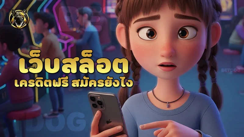 เว็บสล็อตเครดิตฟรี สมัครยังไง