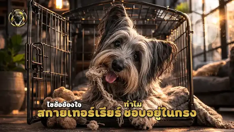 ทำไม สกายเทอร์เรียร์ ชอบอยู่ในกรง