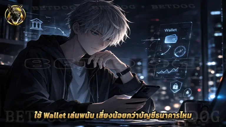 ใช้ Wallet เล่นพนัน เสี่ยงน้อยกว่าบัญชีธนาคารไหม